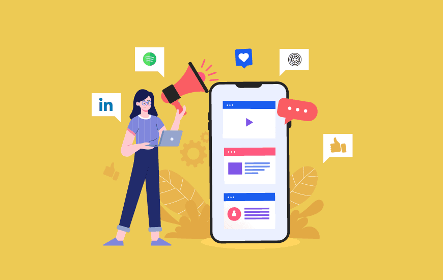 How do LinkedIn, VSCO, and Spotify Promote Their Apps?