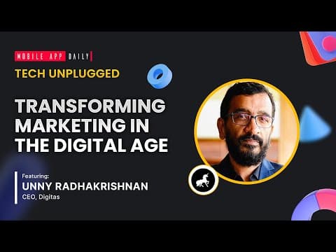 Diving Deep into Connected Marketing - An Interview with Unny Radhakrishnan, CEO, Digitas India!
