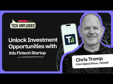 Interviewing TiiCKER’s Chief Digital Officer, Chris Tromp - A Unique Company that Offers Investing Rewards!