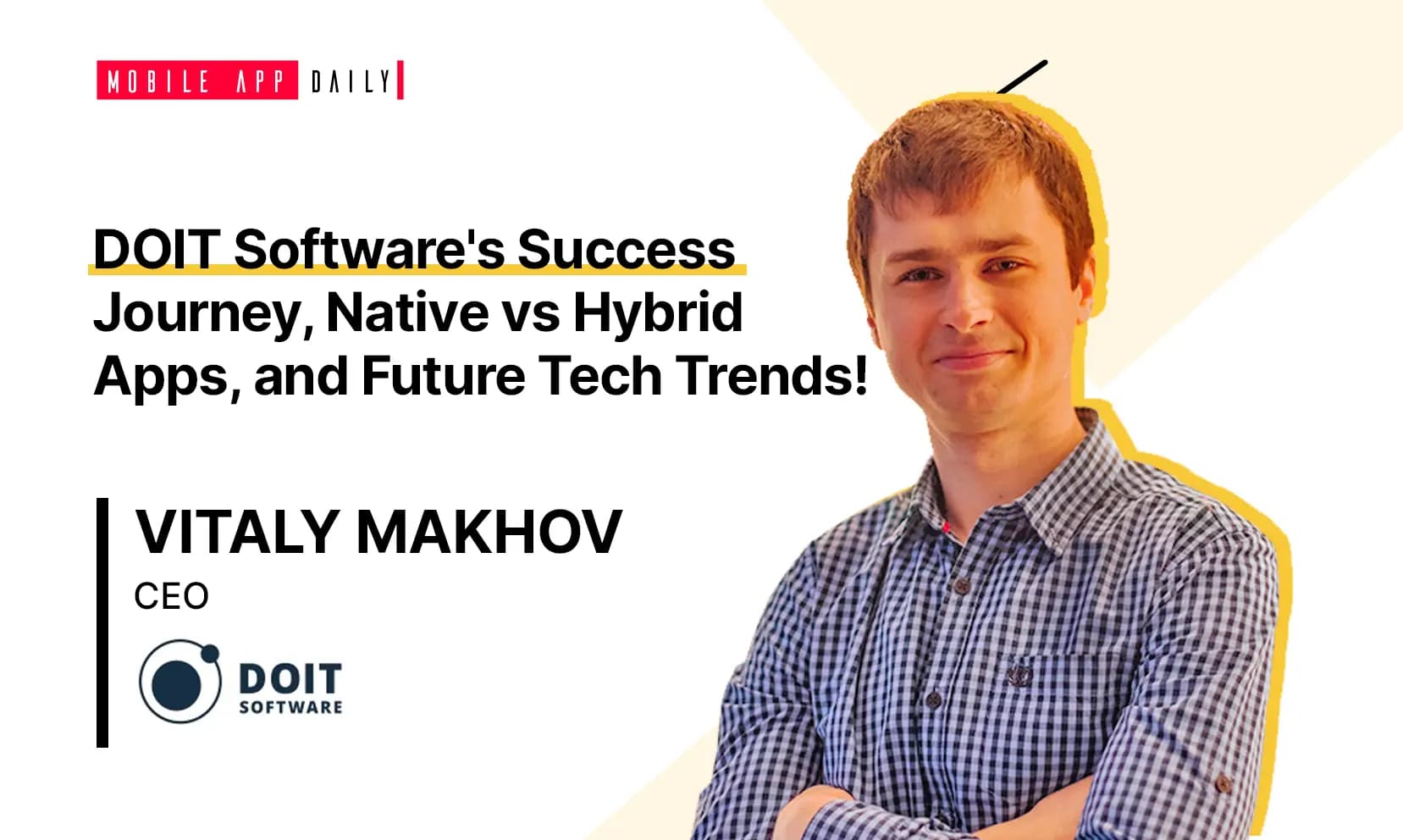 CEO and Trailblazer Vitaly Makhov Celebrates the Rollicking Success of DOIT Software banner