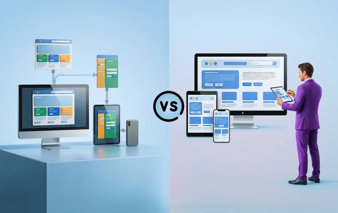 Responsive Design vs. Adaptive Design: Strategic Comparison, Cost & Real-World Examples