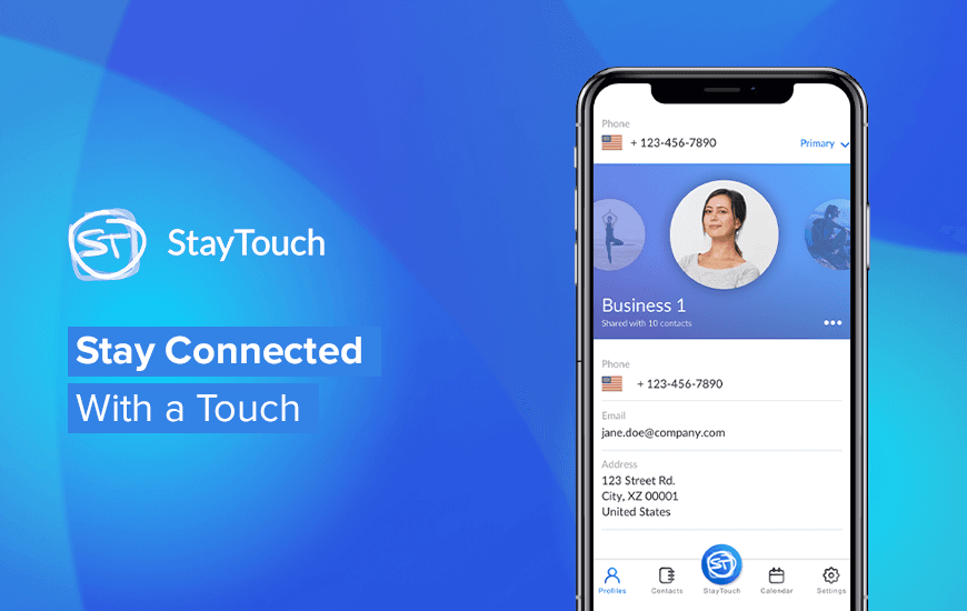 StayTouch App: Digital Business Card On-the-Go