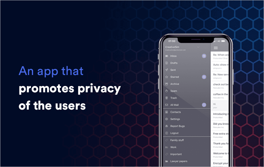secured email app