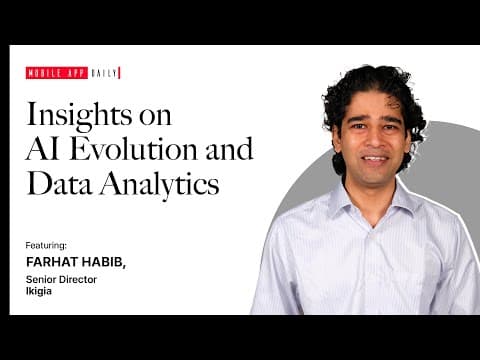 To Create AI Model, You Can Use Synthetic Data - An Interview with Farhat Habib (Senior Director at Ikigai)