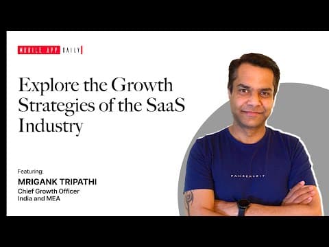 “Enabling SaaS Entrepreneurs figure out Ideal Customer Profile” - An Exclusive Interview with Mrigank Tripathi (Growth Mentor at SaaSBOOMi & CGO at PeopleStrong)
