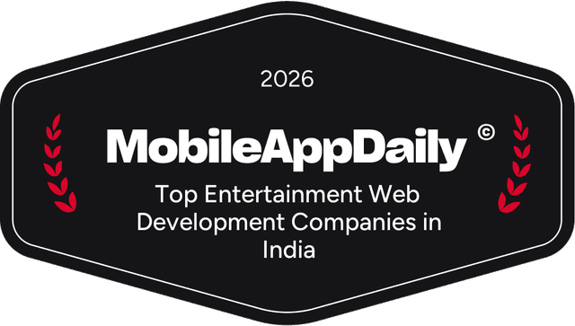 Top Entertainment Web Development Companies in India