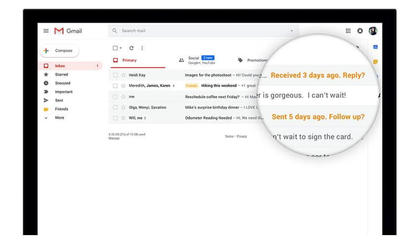 Gmail New Design