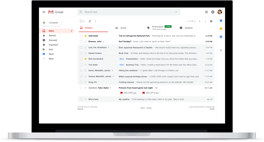 Gmail new features