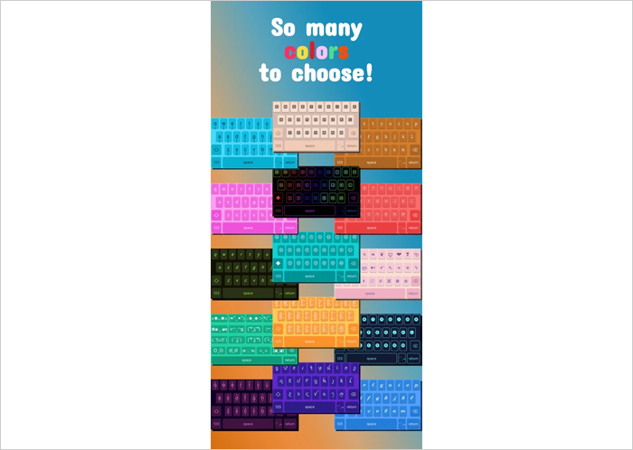 Different keyboard themes