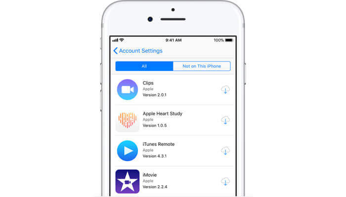 how to redownload ios apps
