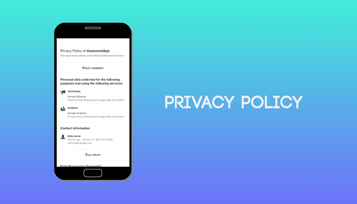 Invasion privacy policy
