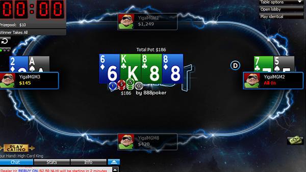 888 casino video poker