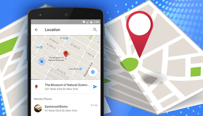 location feature in application