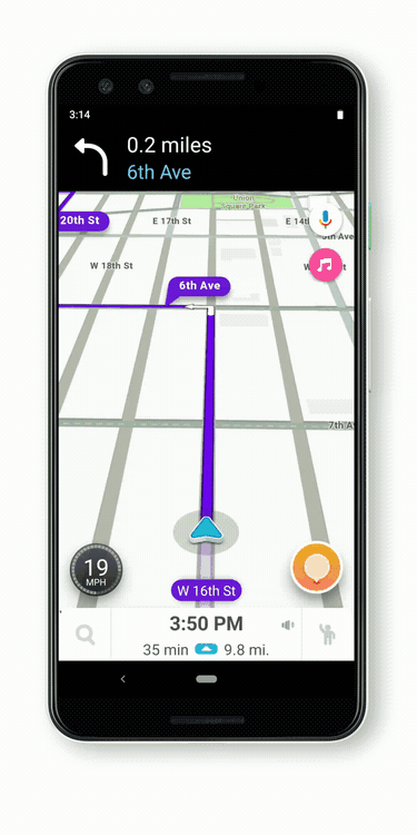 Waze app new integration of Google Assistant