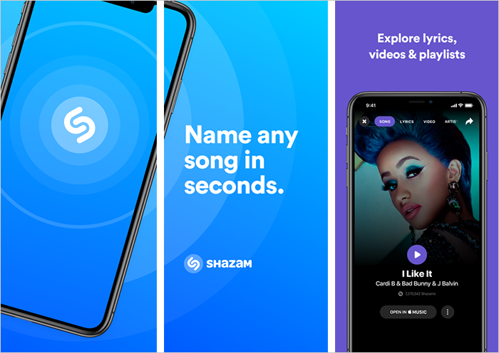 Shazam app for Android and iPhone